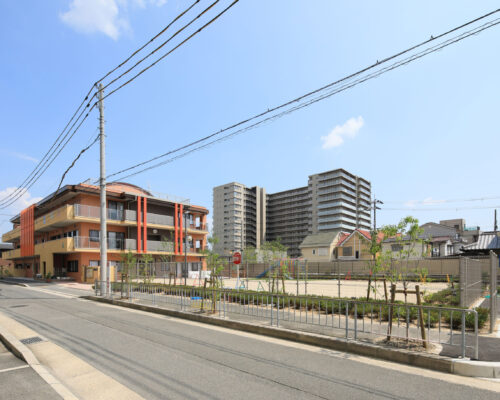 てんのう中津保育園　外観北西面